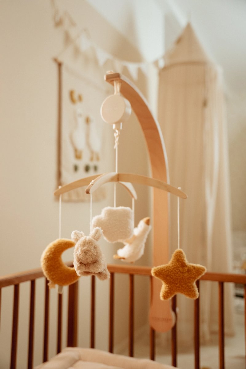 Holz-Musikmobile Newborn Naturals