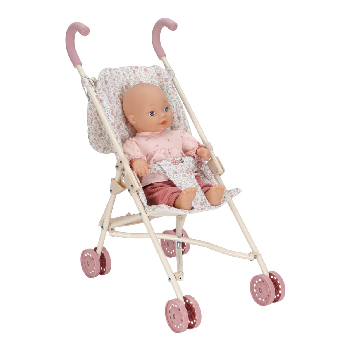 Metall-Puppenbuggy Soft Flowers