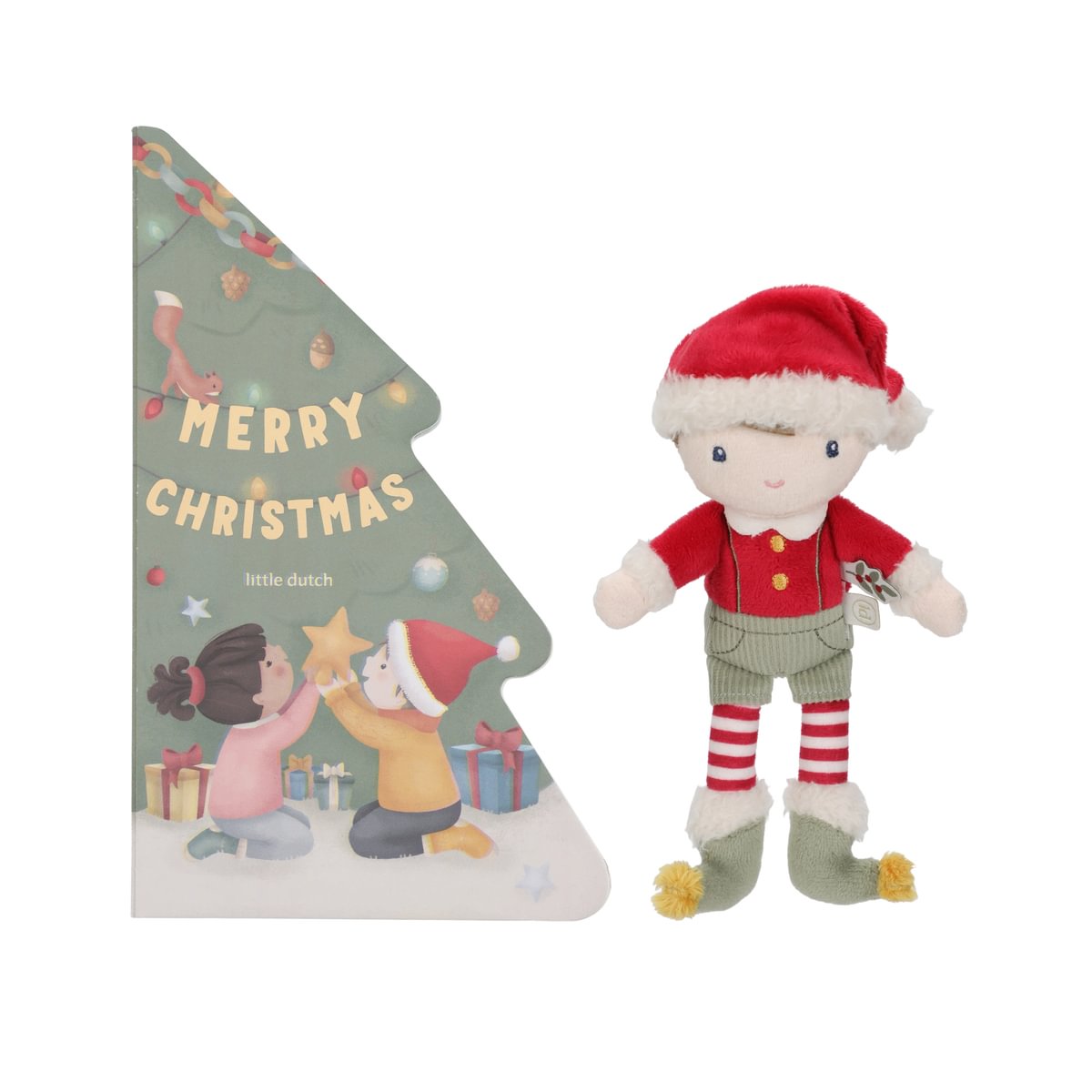 Geschenkset mit Weihnachtsbuch für Babys und Kinder