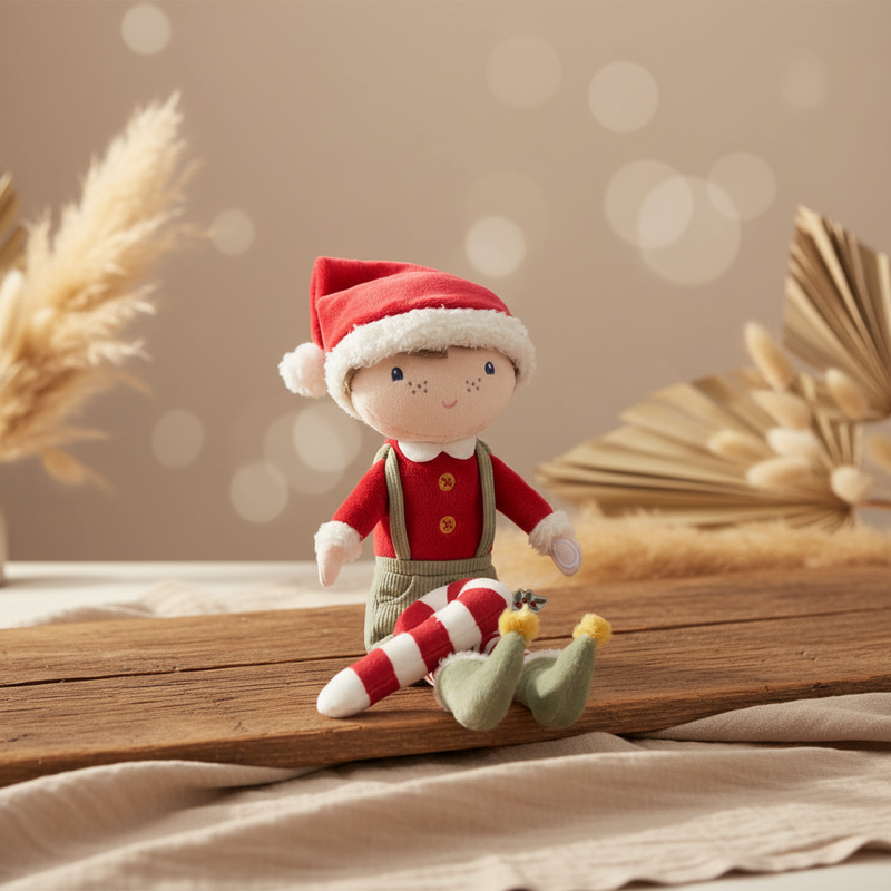 Christmas Doll Jim – Cuddly Doll for the Christmas Season