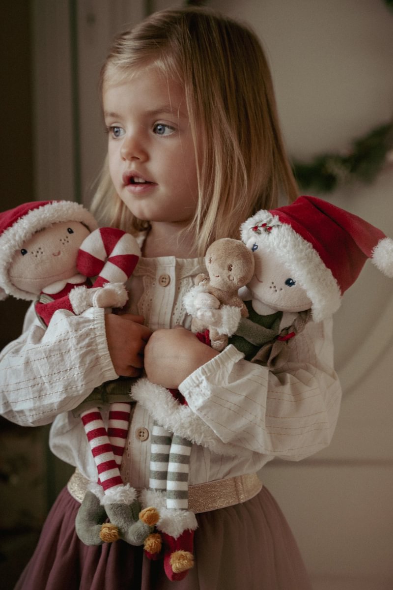 Poupée de Noël Rose GRS