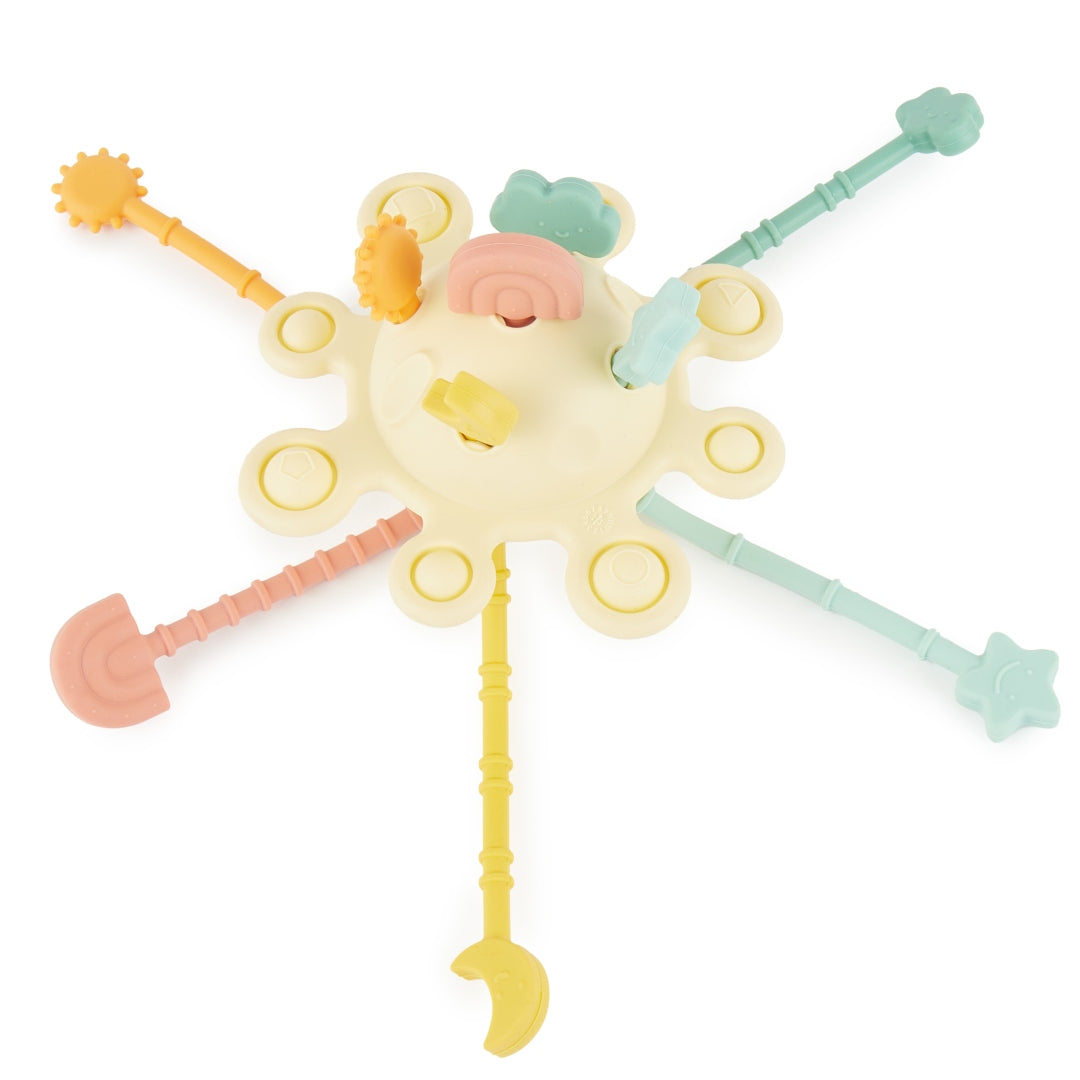 Jouet d'activité Montessori en silicone Planète - Banane | bieco