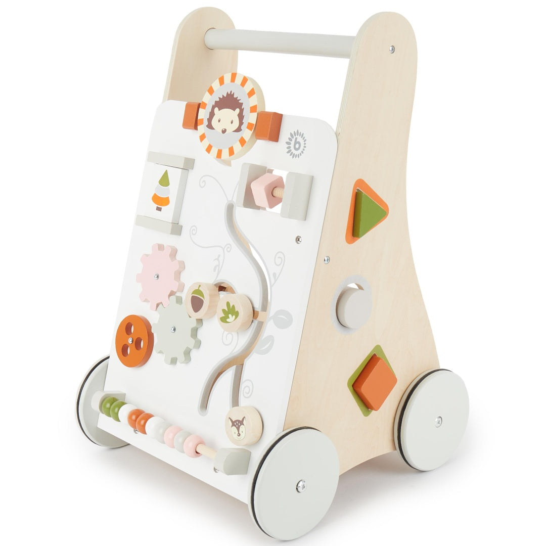 Wooden Walker with Forest Animals | bieco