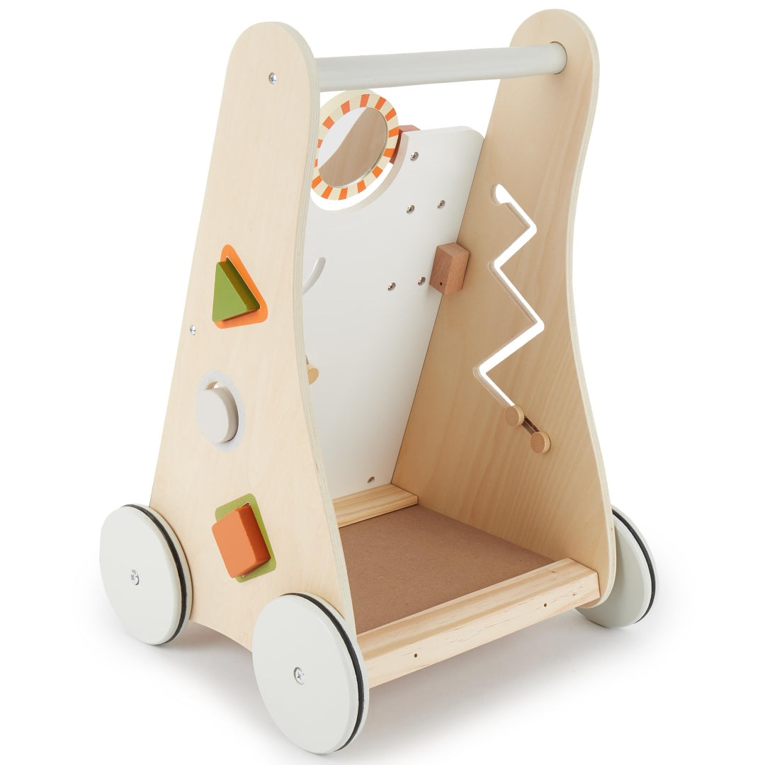 Chariot de marche en bois Animaux de la forêt | bieco