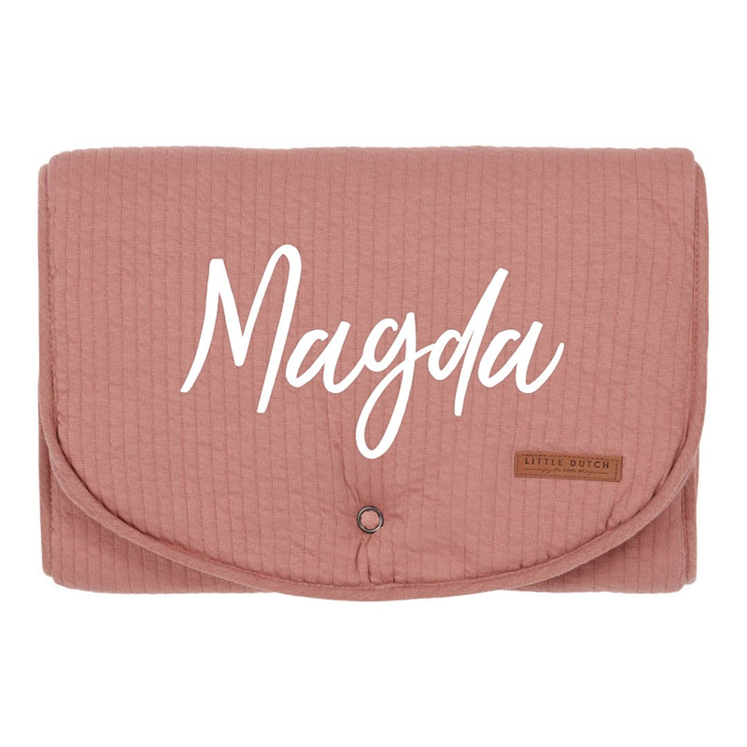 Changing mat for on the go, pink | Little Dutch