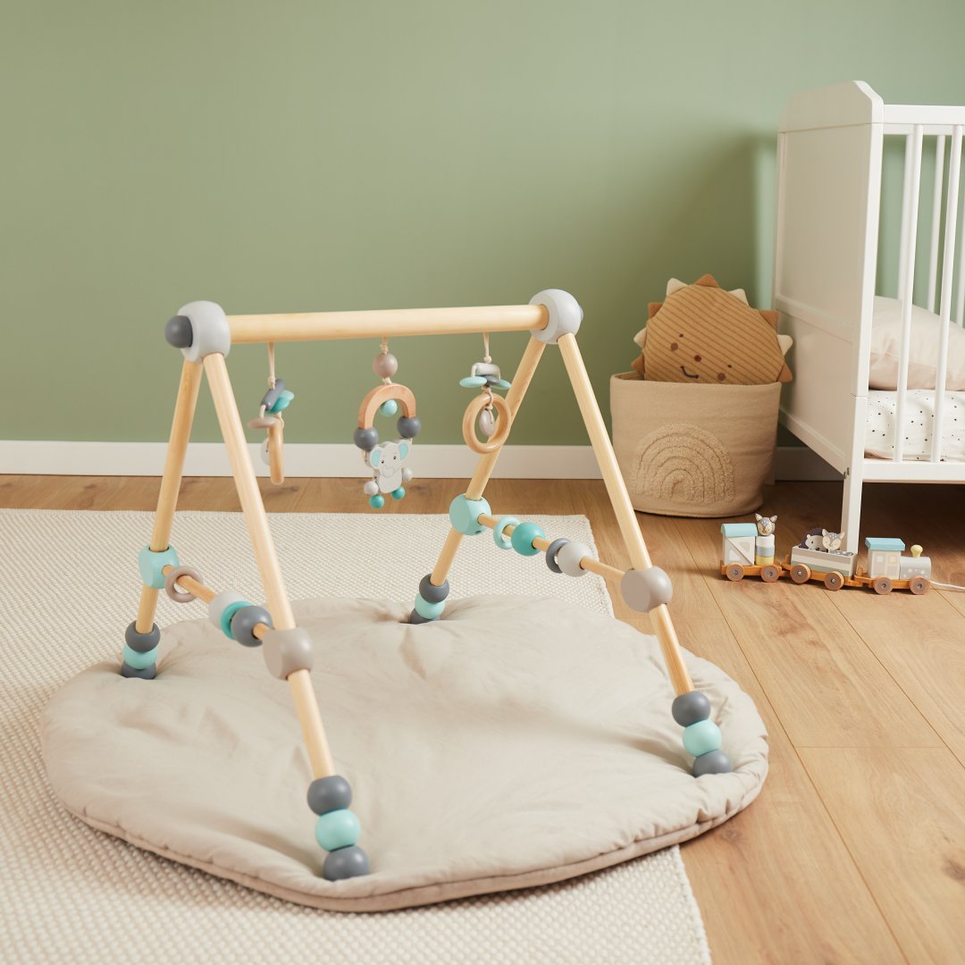 Wooden Elephant Play Arch, Height-Adjustable | Schmatzepuffer