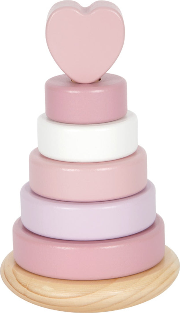 Personalisierter Stapelturm rosa - Zur Taufe | small foot by Schmatzepuffer