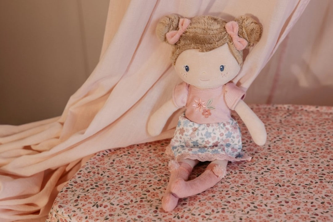 Kuschelpuppe Rosa 35 cm | Little Dutch