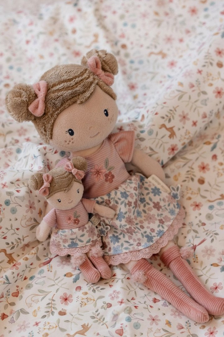 Kuschelpuppe Rosa 10 cm | Little Dutch