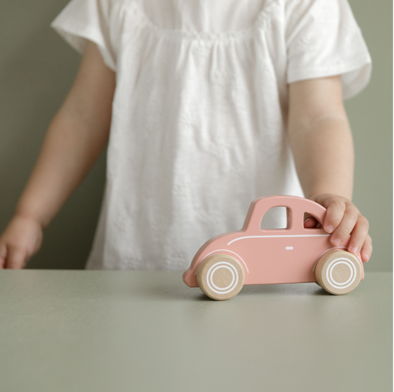 Auto Holz Pink / Rosa