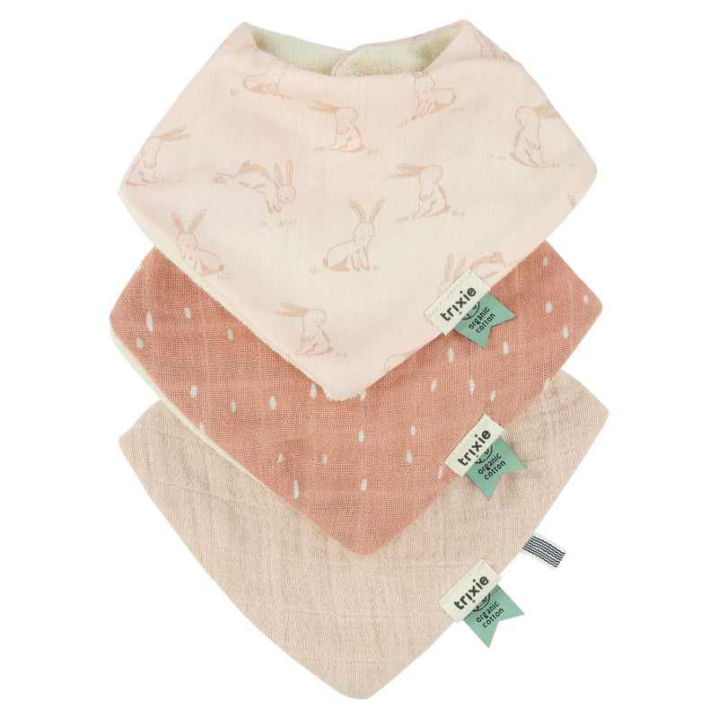 Bandana Lätzchen 3-pack mix - Rosy Rabbit Hase | Trixie