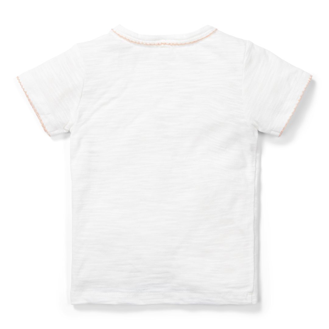 T-Shirt Flower Girl Weiß – Kinder T-Shirt mit Blumenmotiv