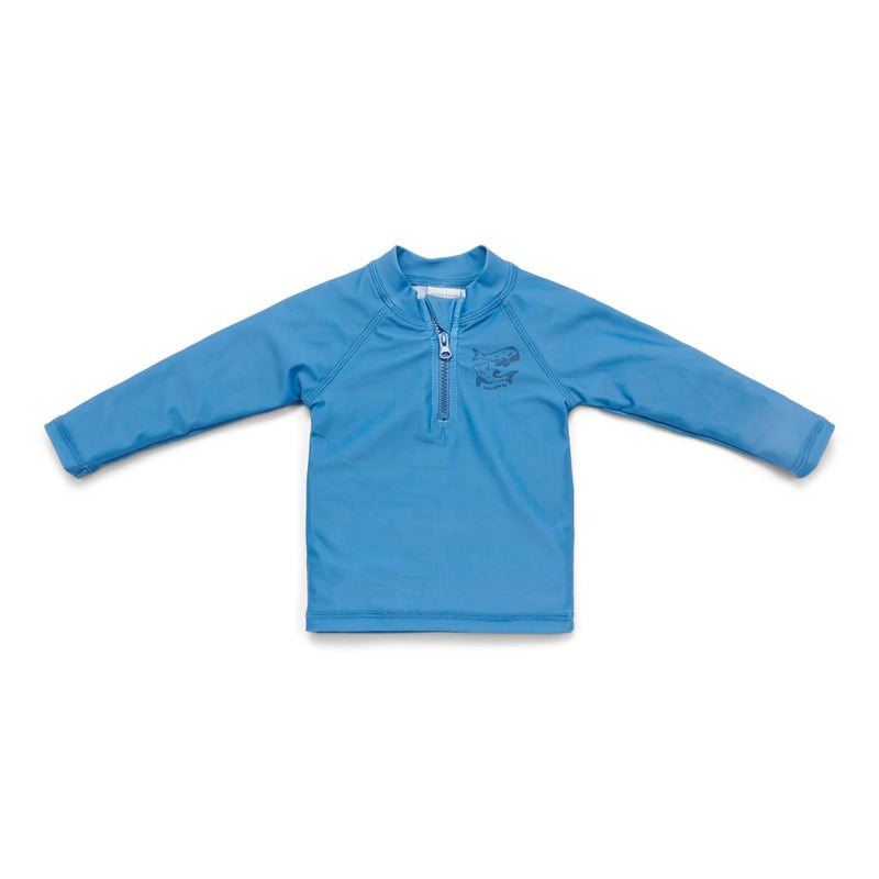 Bade-T-Shirt langarm Blue Whale | Little Dutch