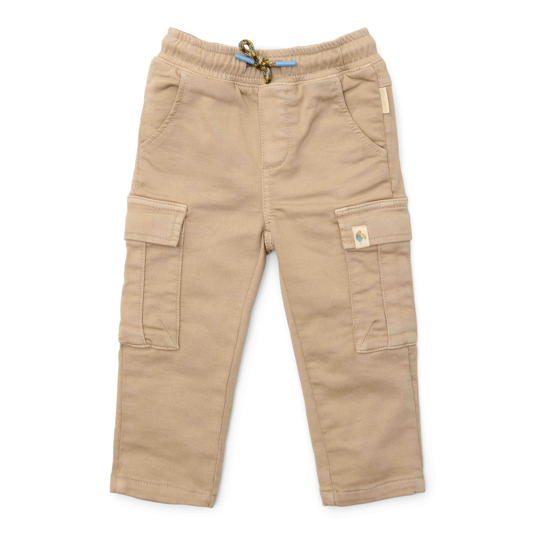 Pantalon de jogging cargo Sable - Little Farm | Little Dutch
