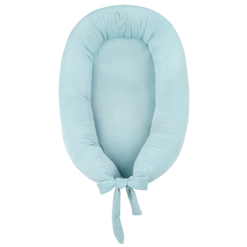 Babynest samt blau | Effiki