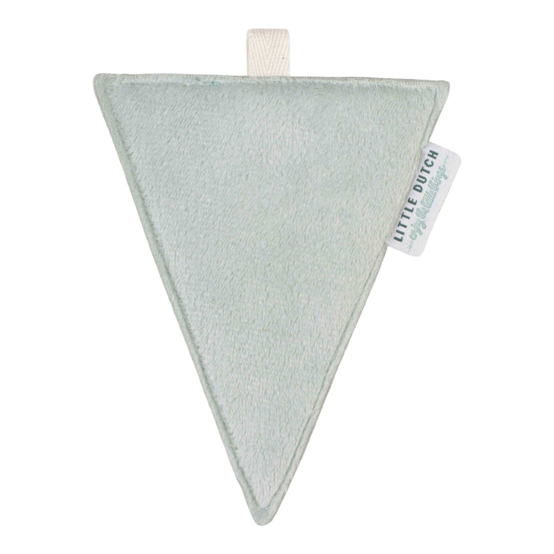 Garland element, green pennant