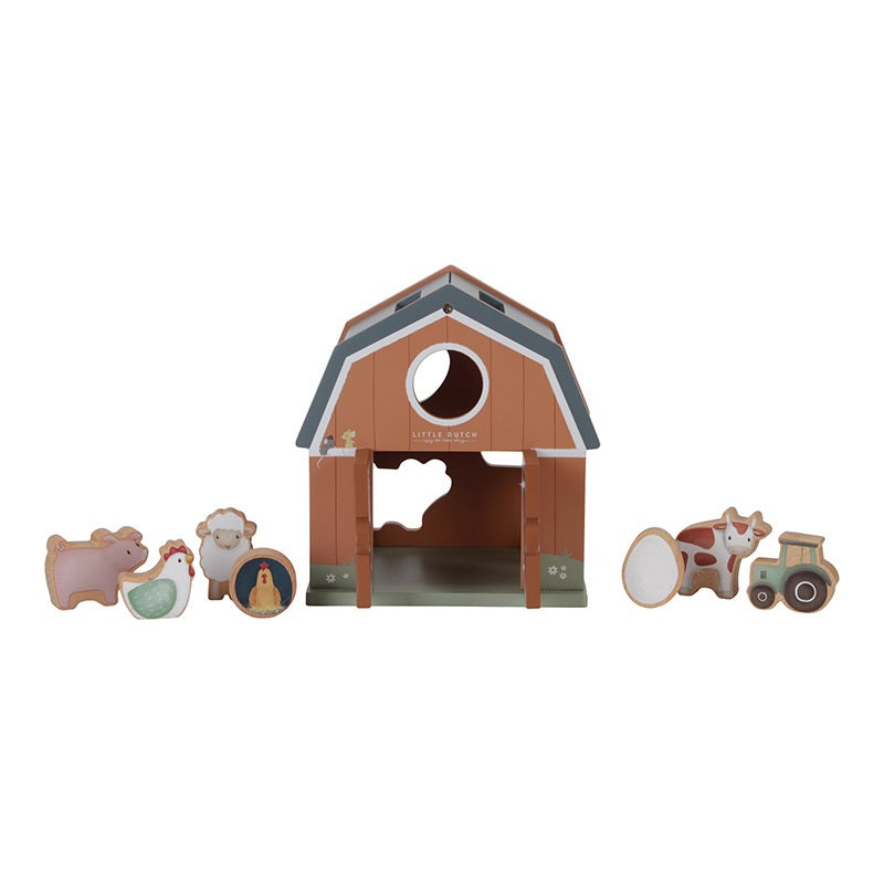 Formen-Steckspiel Little Farm