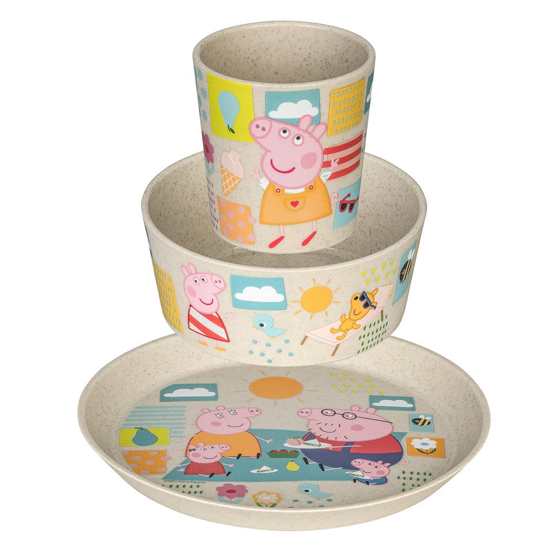Connect Peppa Pig crockery set, 3 pieces | Koziol