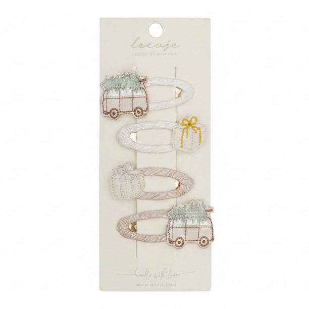 Hair clips 'christmas van clips' | Leevye