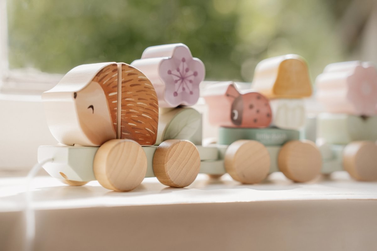 Train en bois pour le jardin des fées « Pour le baptême » | Little Dutch