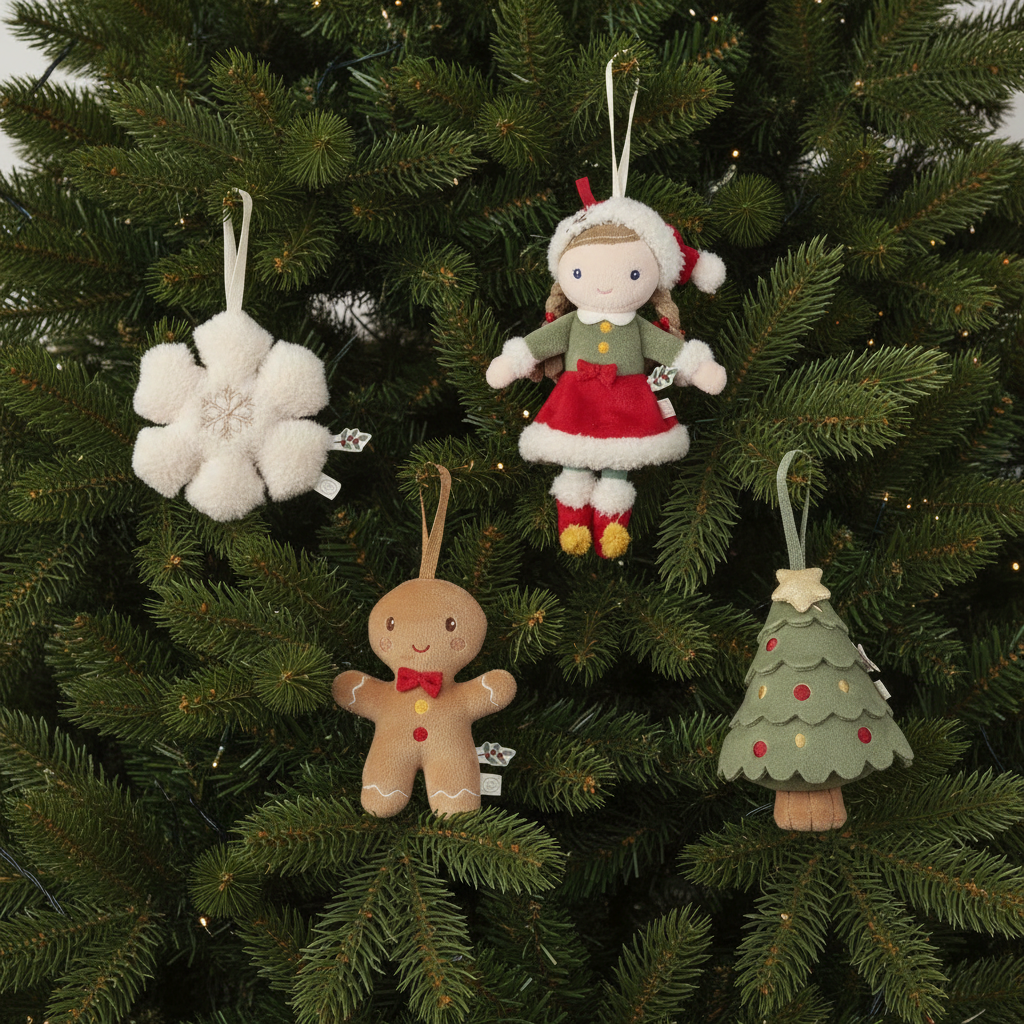 Weihnachtsbaum Anhänger  Set Rosa GRS