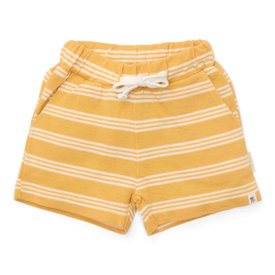 Kurze Hose Yellow Stripe für Babys und Kinder