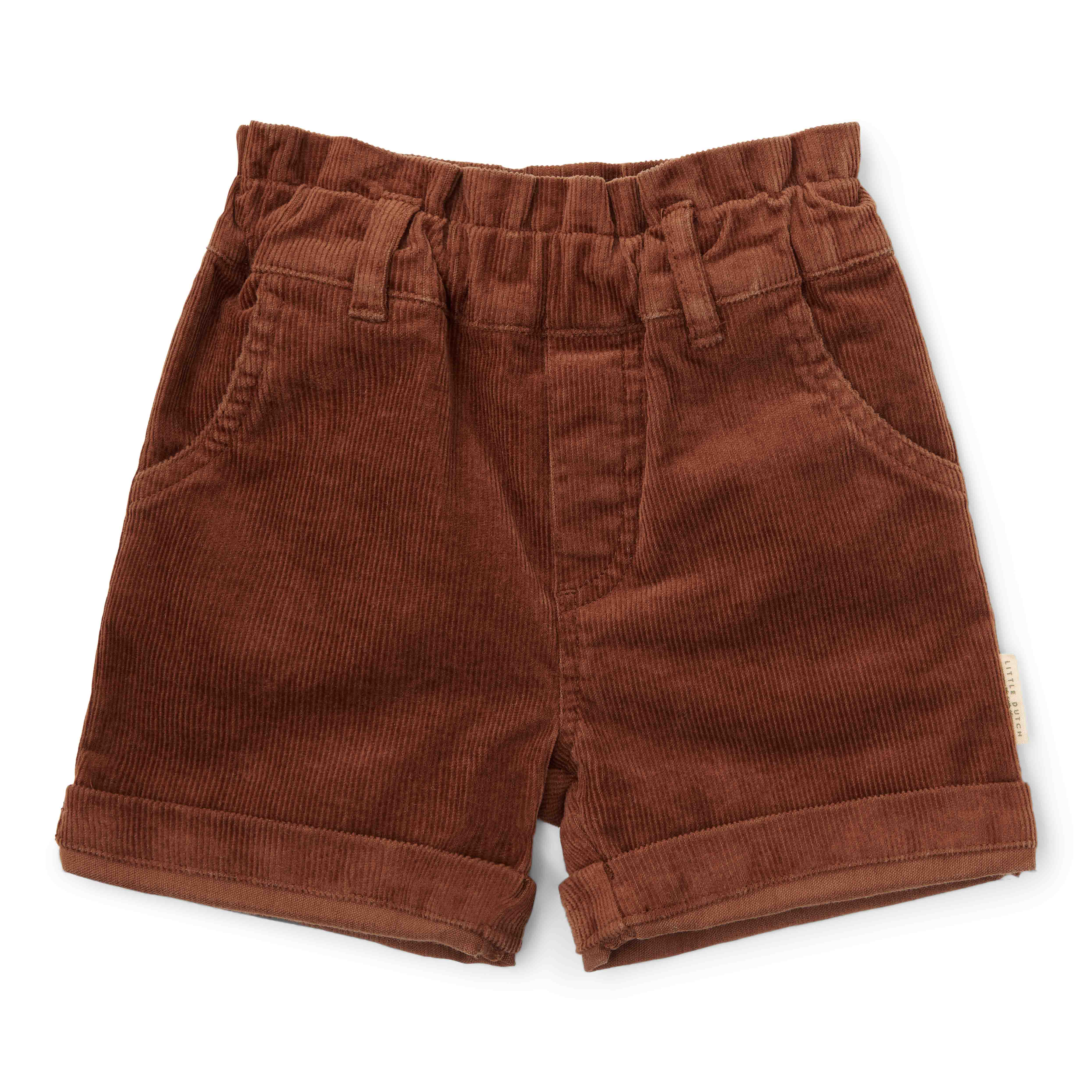 Kurze Hose Walnuss Braun für Babys und Kinder