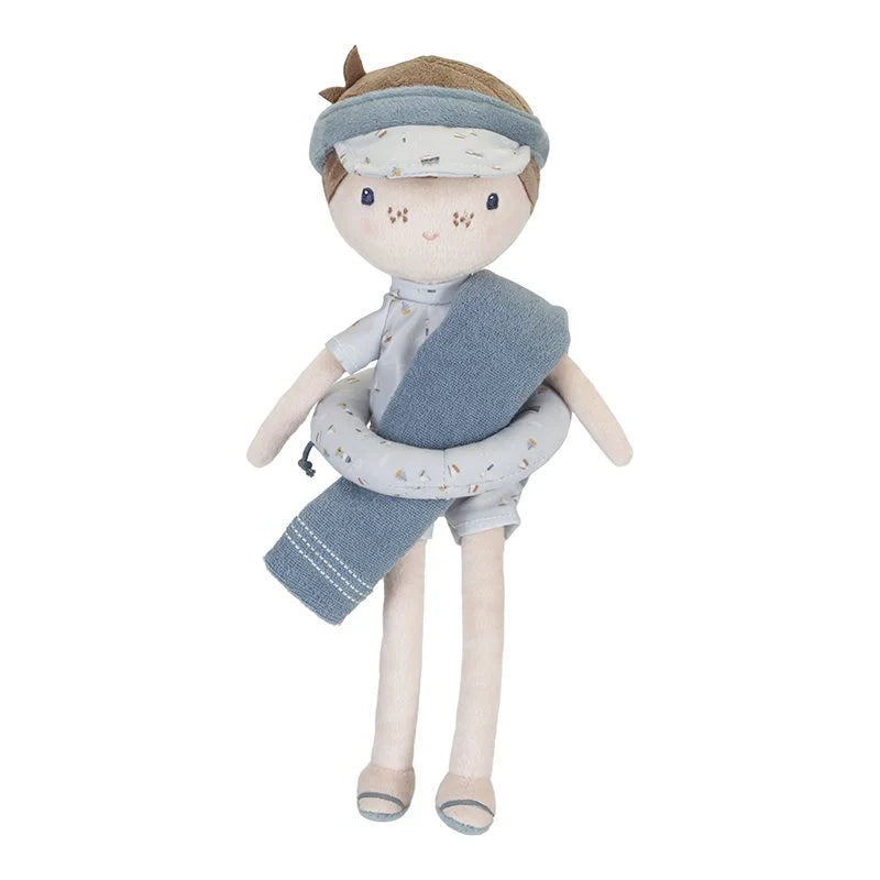 Kuschelpuppe Jim Summer Edition – Weiche Stoffpuppe für Kinder