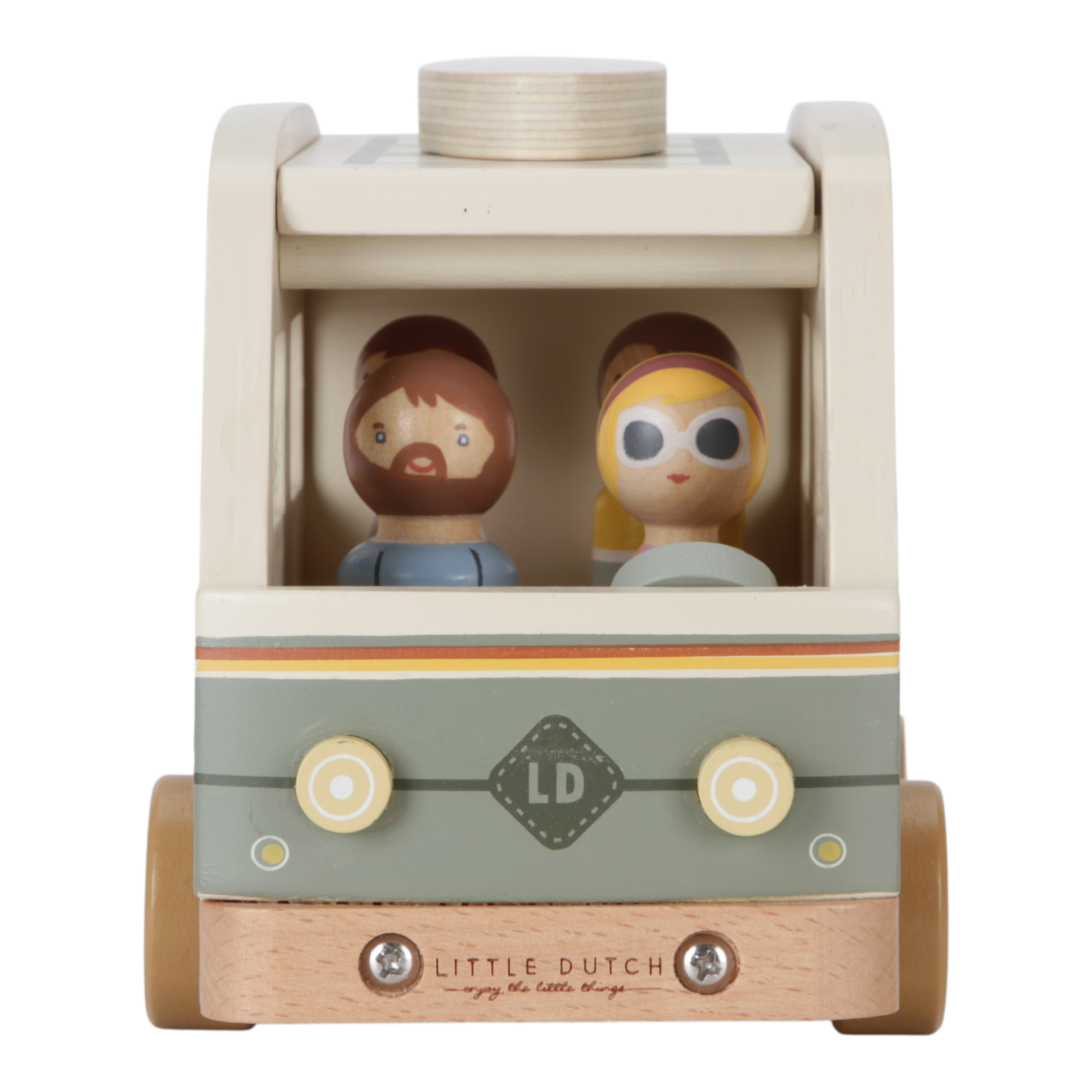 Wohnmobil Retro Camper mit Spielfiguren – Rollenspiel für Kinder
