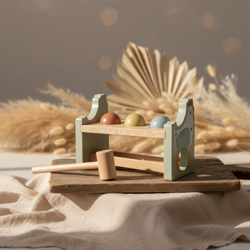 Hammerbank mit Kugeln Little Farm "Zur Taufe"