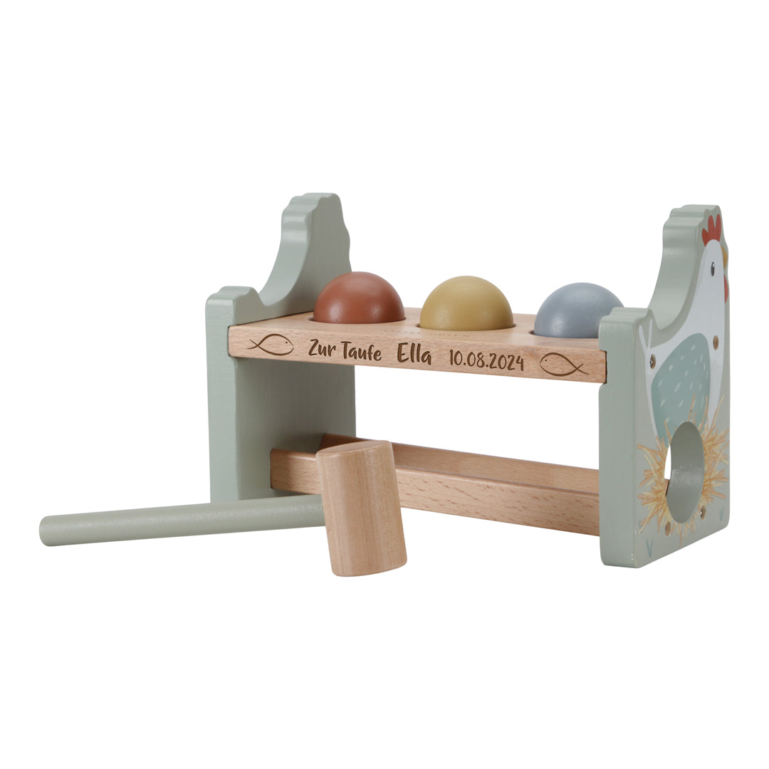 Hammerbank mit Kugeln Little Farm "Zur Taufe"