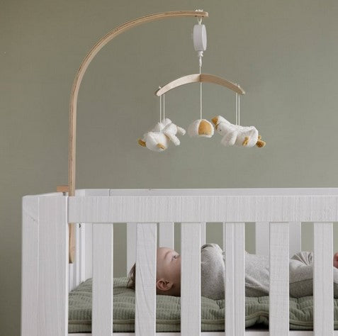 Mobile musical Petite Oie pour lit bébé by Schmatzepuffer®