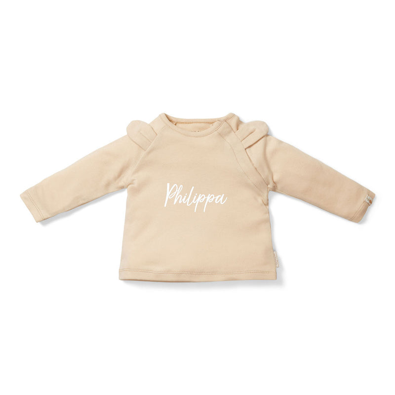 Langarmshirt Baby Bunny Sand für Babys und Kinder