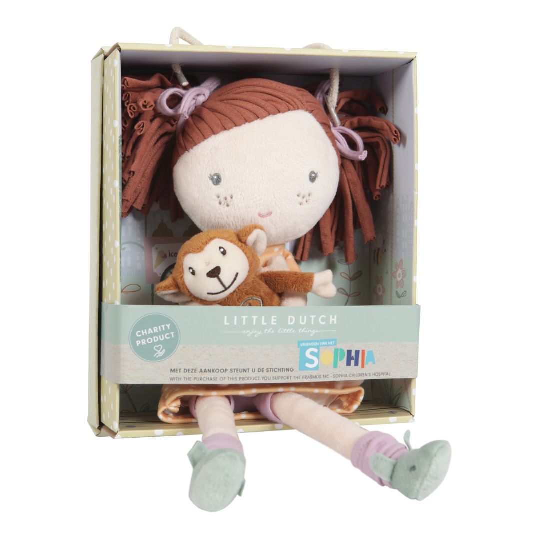 Poupée en tissu Sophia, 35 cm