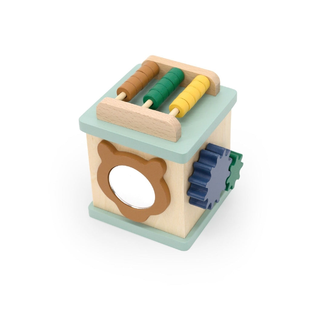 Mini wooden activity cube - for newborns | Trixie