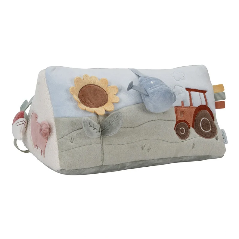 Coussin d'activités triangulaire Little Farm