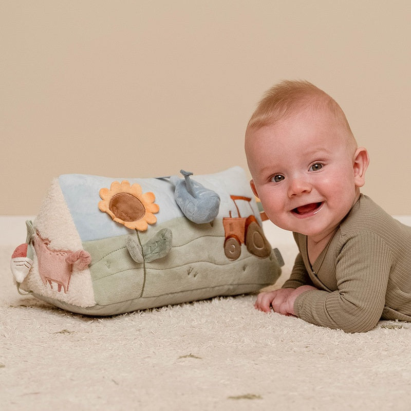 Coussin d'activités triangulaire Little Farm