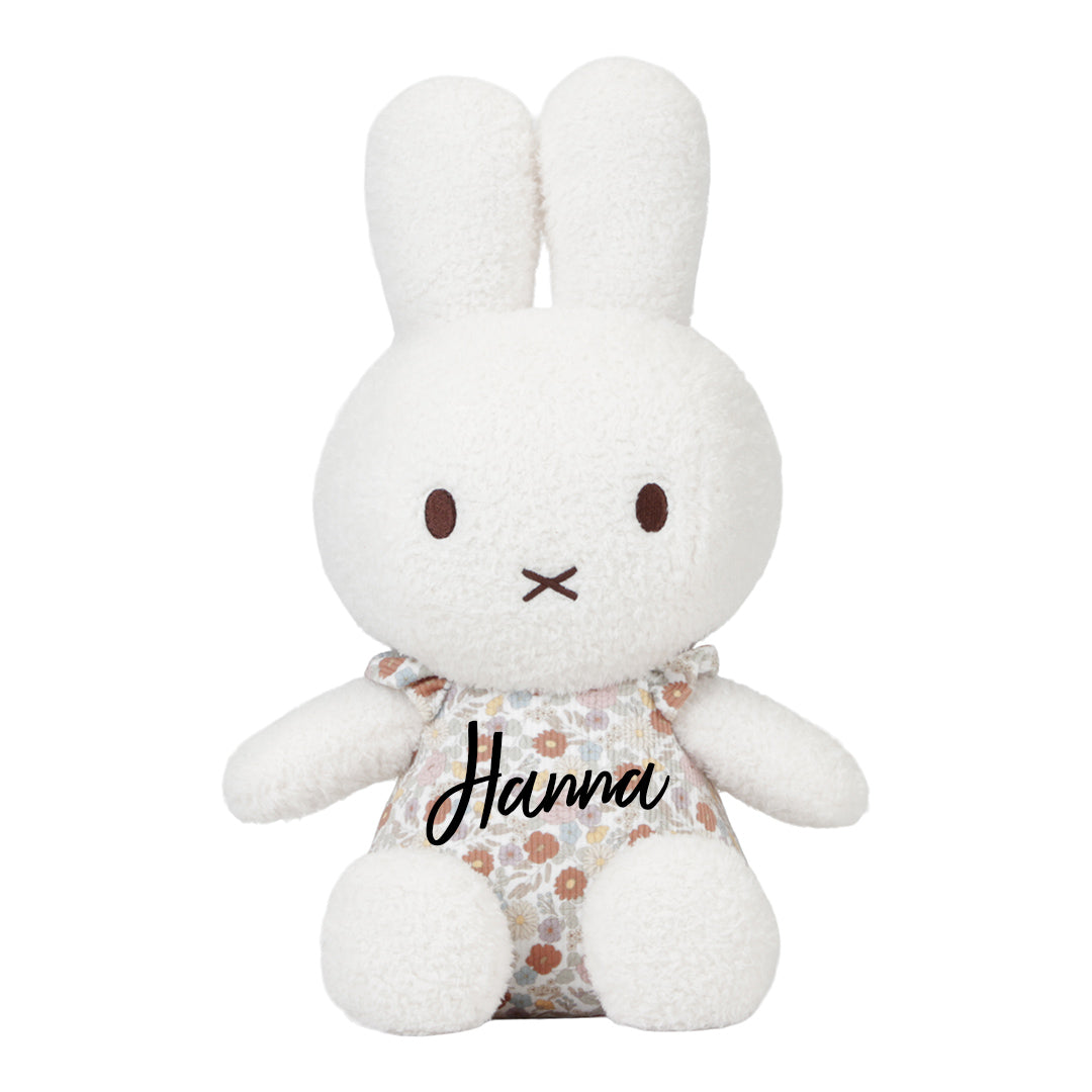 Peluche Miffy Lapin Petites Fleurs 35 cm – Cadeau de naissance