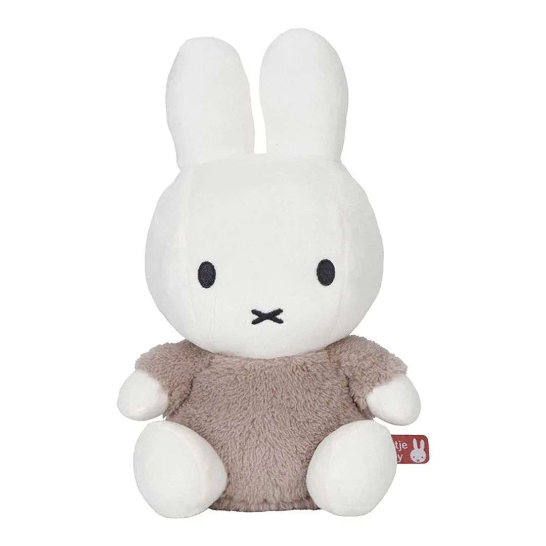 Peluche Lapin Fluffy, 25 cm, taupe | Miffy x Tiamo