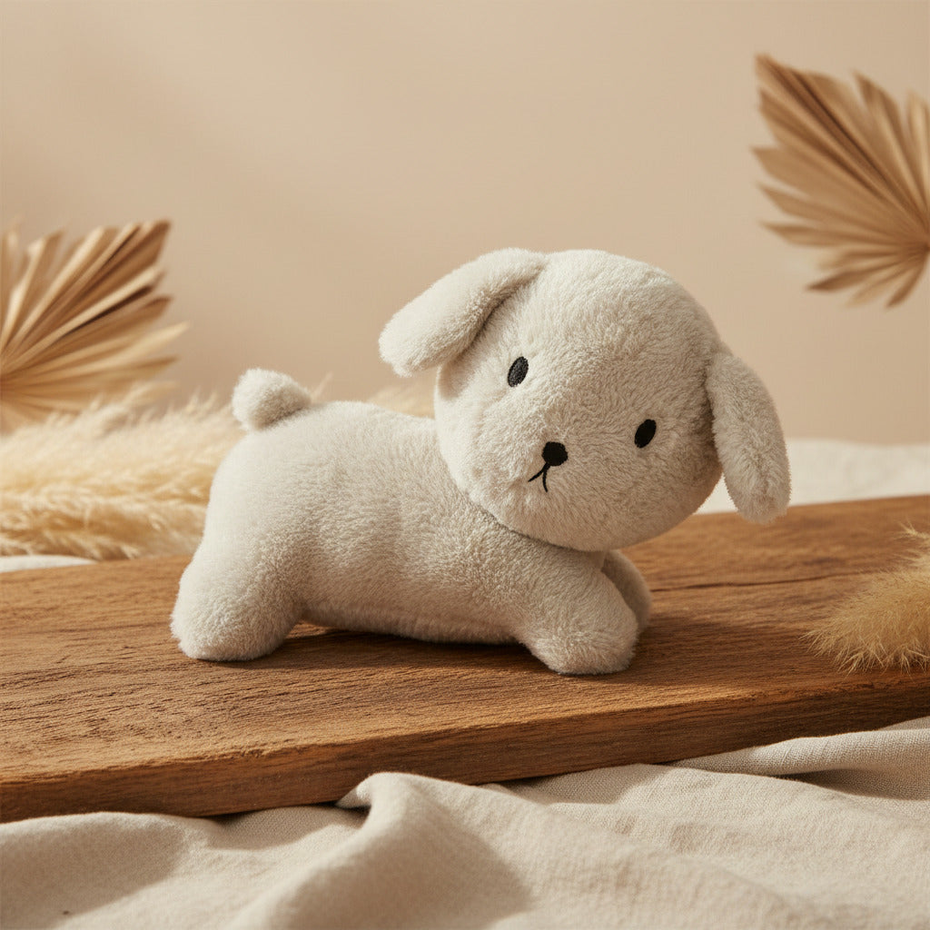 Snuffie le chien 25 cm Vert Fluffy | Miffy x Tiamo