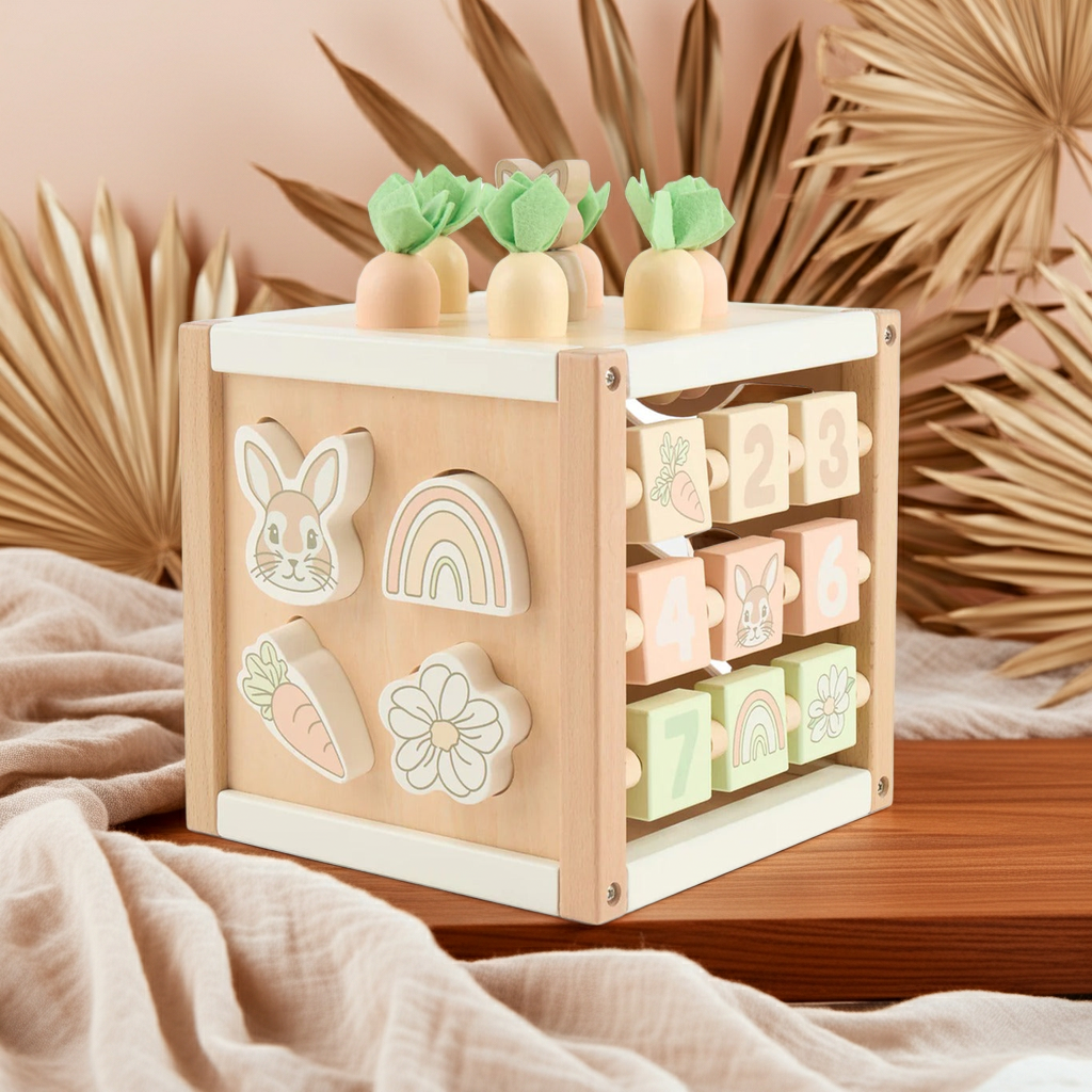 Motor skills cube rabbit Fine XXL wood | bieco