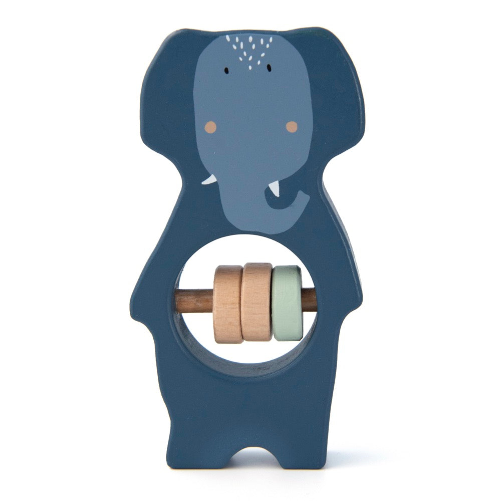 Wooden Rattle - Elephant Lady | Trixie