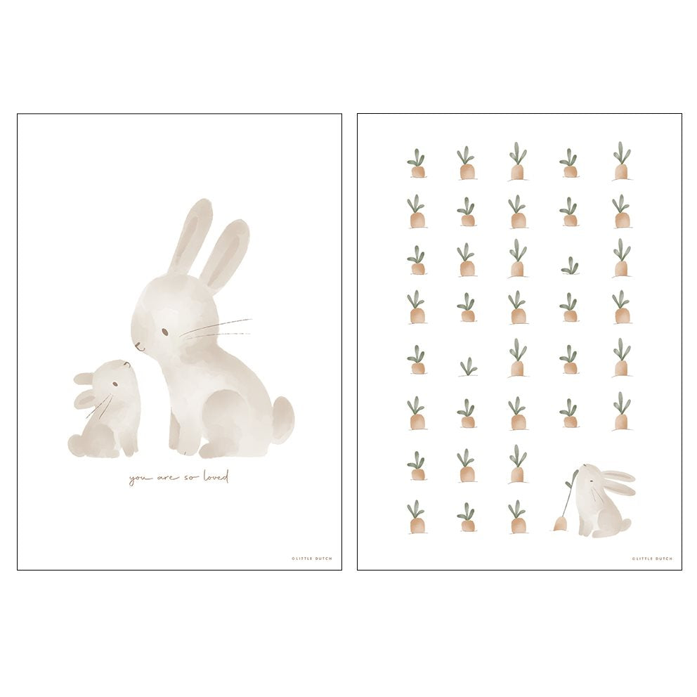 Poster A3 Baby Bunny | Little Dutch