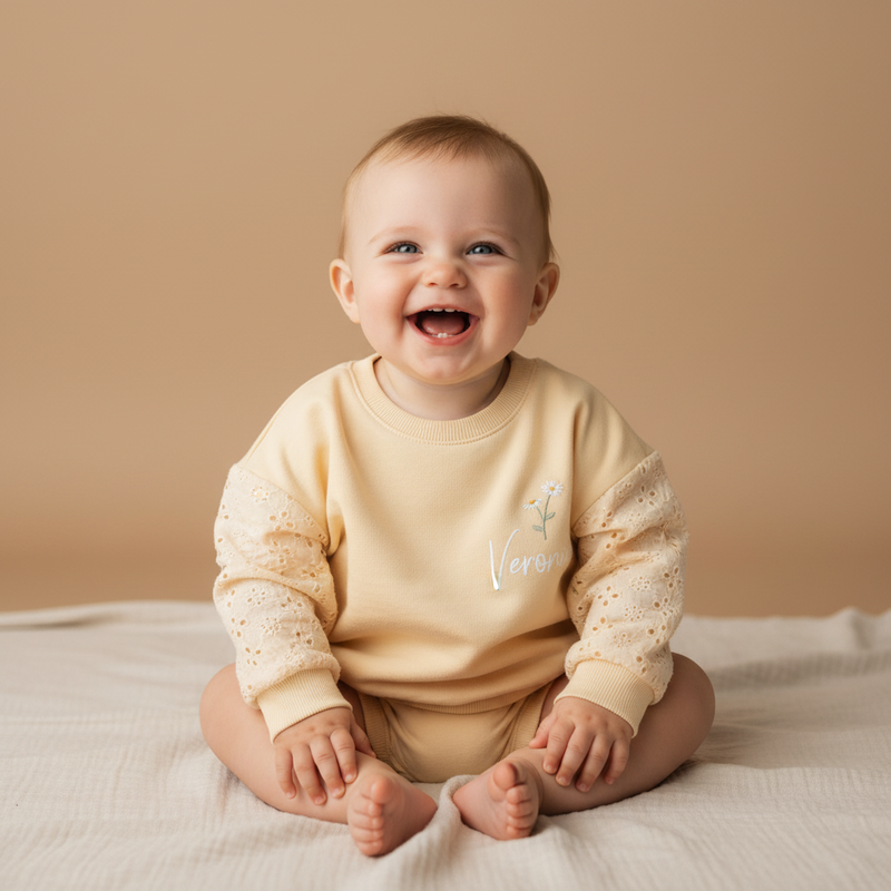 Sweater Honey Yellow – Kids' Sweater for Everyday and Leisure