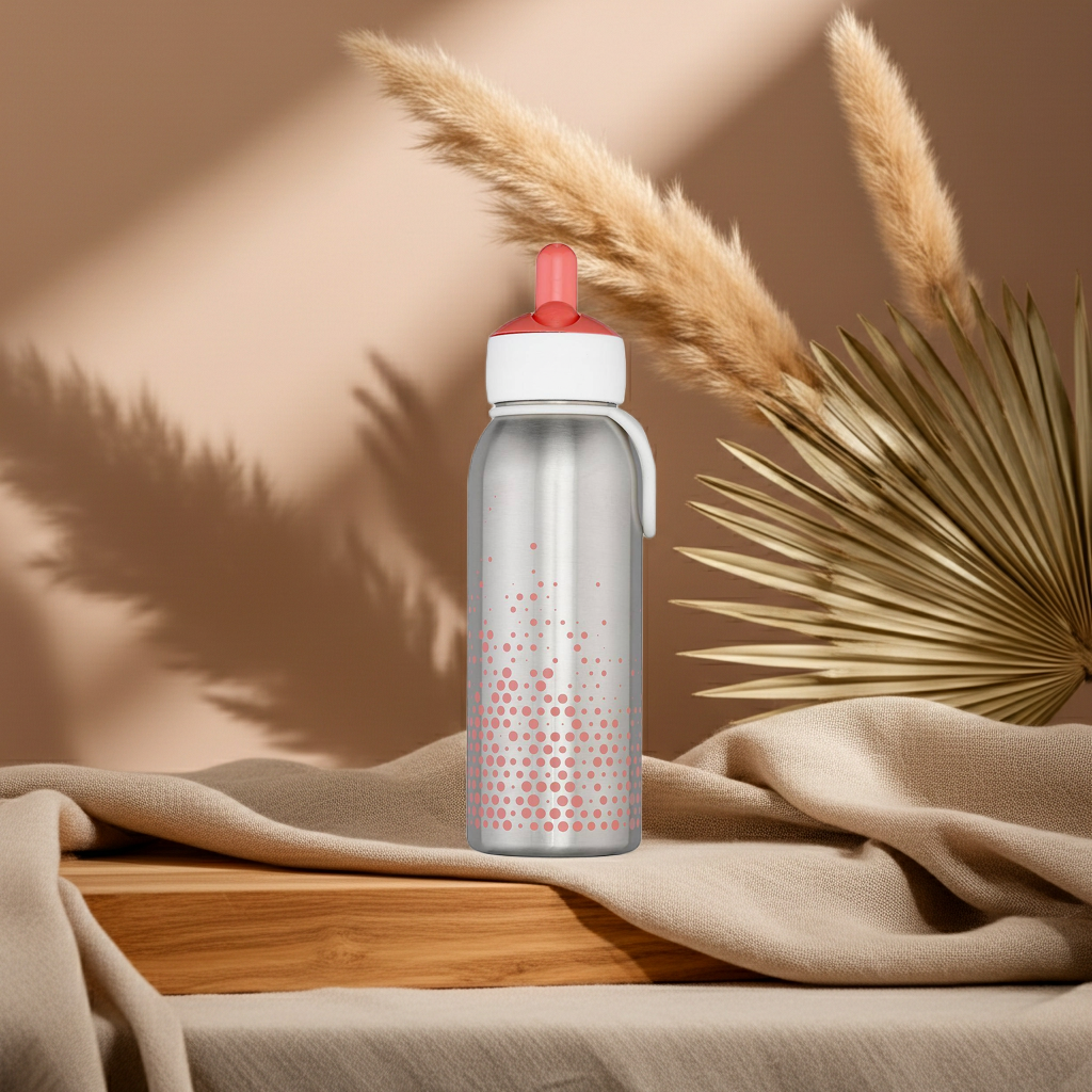 Thermoflasche Flip-up 350 ml Rosa – Kinder Trinkflasche | Mepal
