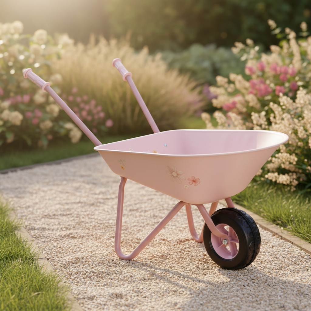 Kinder Schubkarre Fairy Garden – Gartenspielzeug ab 3 Jahren