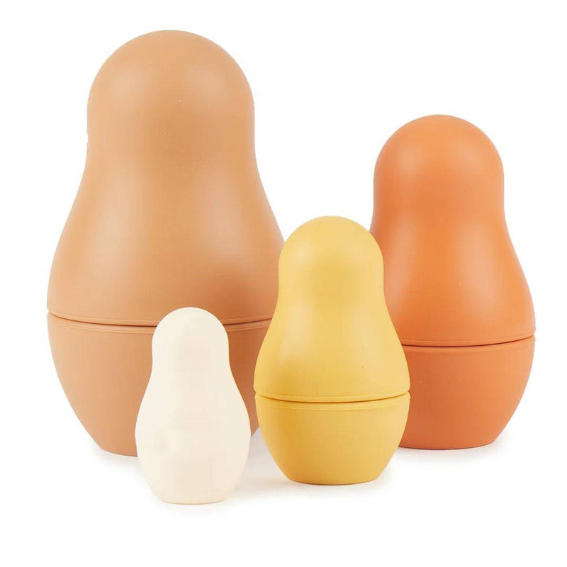 Matriochkas en silicone « Chocolate Bliss » (4 pièces) | Bieco