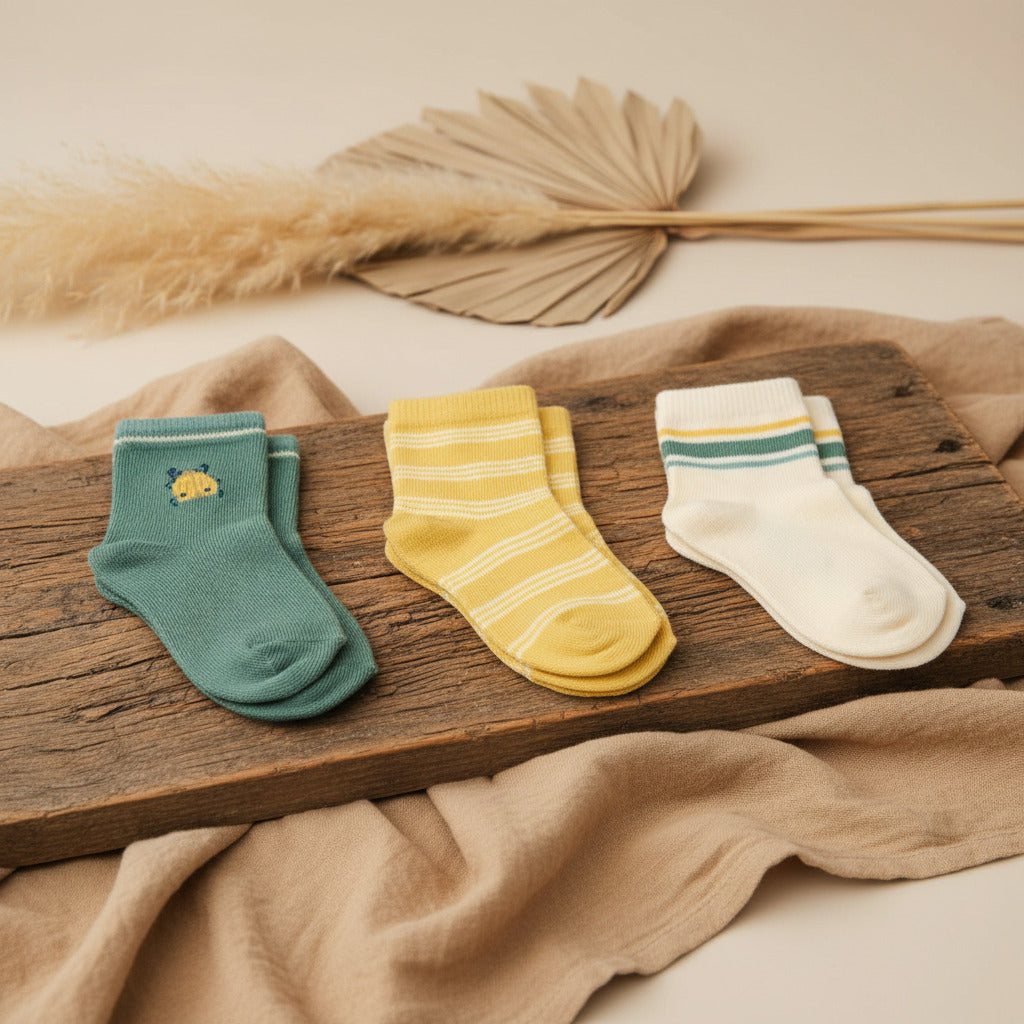 Lot de trois chaussettes multicolores - 17/19 = 6-12 mois | Little Dutch