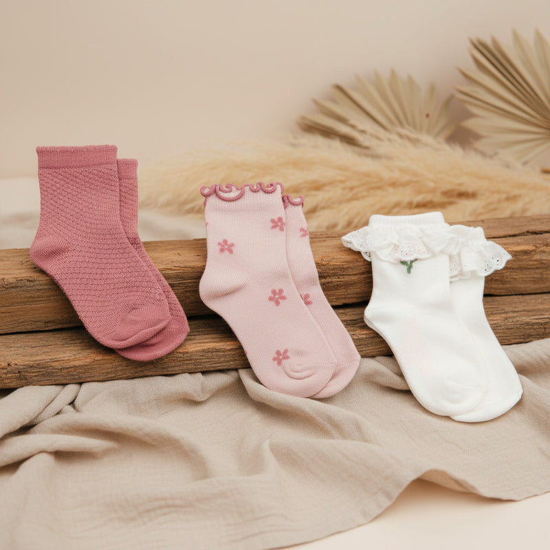 Lot de trois chaussettes multicolores - 20/22 = 1-2 ans | Little Dutch