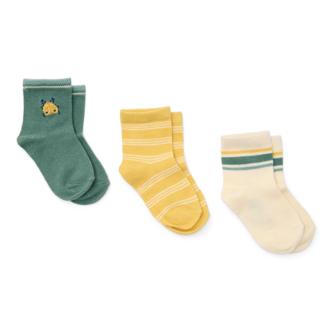 Lot de trois paires de chaussettes multicolores - 23/26 = 3-4 ans | Little Dutch